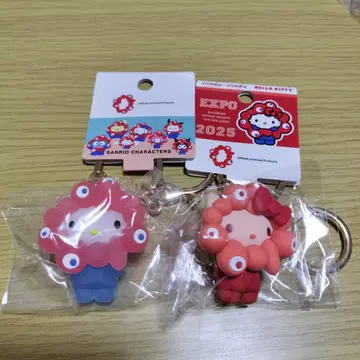 만박샵 산리오 x 미야쿠미야쿠 클리어 최애 컬러 키티 2개 세트