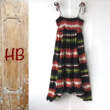 새상품급 HB 에스닉 베어 백 올인 사루엘 팬츠