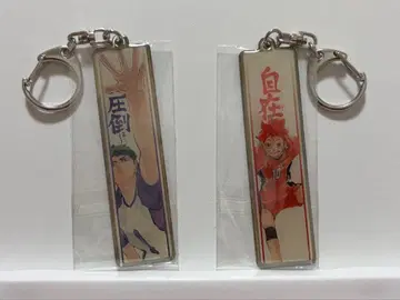 하이큐 우시지마 와카토시 & 히나타 쇼요 메탈 키링