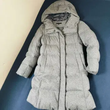 [고급스러운] UNIQLO 유니클로 울 라이크 롱 다운 코트 그레이 S