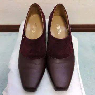 와인 레드 가죽 MODELLO 신발