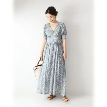 스픽 앤 스팬 리버티 프린트 원피스 (페티코트 포함) 38