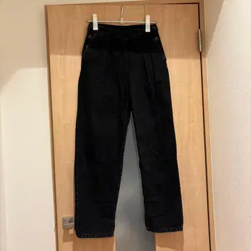 HYSTERIC GLAMOUR 블랙 와이드 팬츠