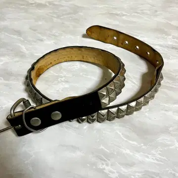 Wendy's Of London 2연 피라미드 찡 장식 벨트