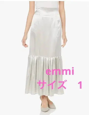 emmi atelier 헤매개더 하이웨스트 스커트