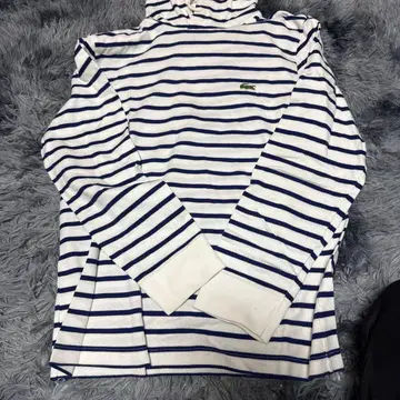 LACOSTE 스트라이프 후드티 FR4 USM