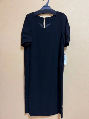 [ 새상품 미사용 ] 블랙 반팔 원피스 포멀 resil 일본제 야마다야