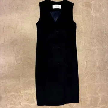 르쉘블루 울 원피스 베스트 40 네이비 겨울