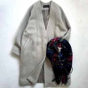 URBAN RESEARCH 샤기 모헤어 V넥 코트 정가 31,900엔