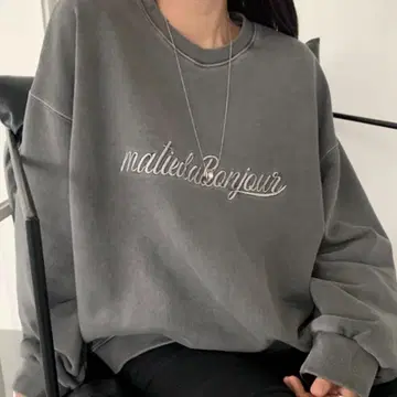 nugu 빈티지 오버 사이즈 맨투맨