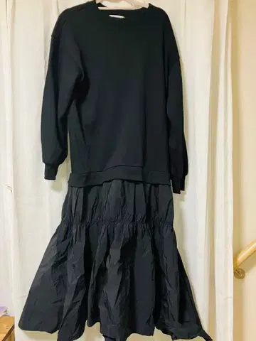 택 포함 Samansa Mos2 blue 쭈리 도킹 원피스