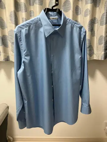 AURALEE WASHED FINX TWILL SHIRT 25aw