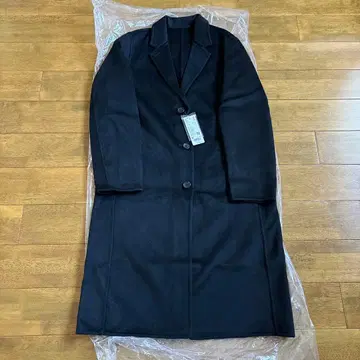 UNIQLO 블랙 체스터 코트 M 미사용 새상품