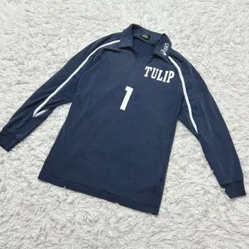 [ c6587 ] 아식스 티셔츠 긴팔 네이비