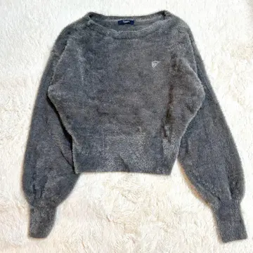 Tiara 티아라 니트 샤기 L 사이즈 그레이