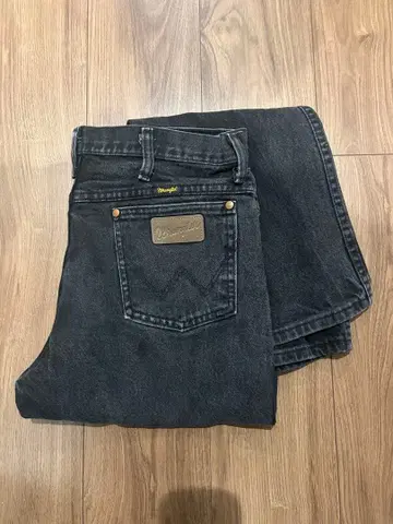 90s 랭글러 13MWZ 블랙 데님 선염