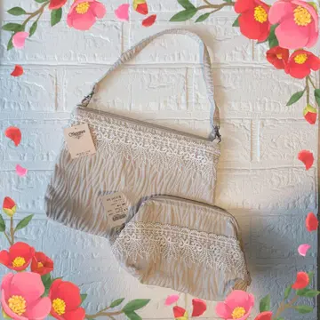 치카자와 레이스 파우치 2종 세트