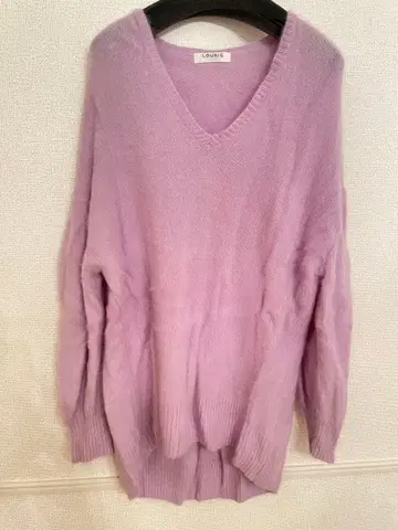 LOUNIE 라쿤 니트 라벤더