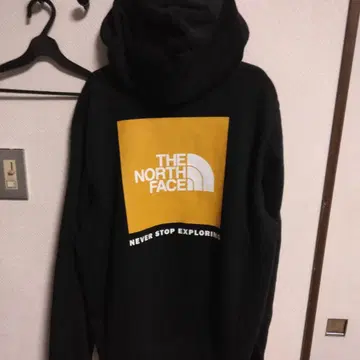 THE NORTH FACE 후드 부착 후드티 블랙