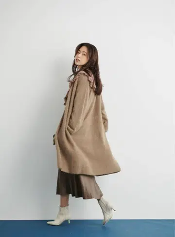 LOUNIE 라쿤 가디건 브라운