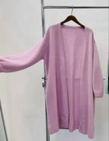 LOUNIE 라쿤 가디건 핑크