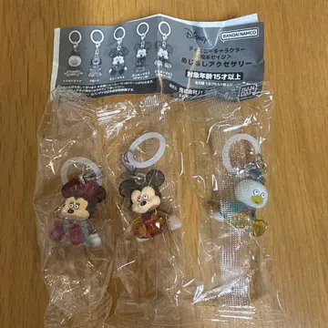 반다이남코 미키 미니 도날드 메지루시 액세서리 3개 세트