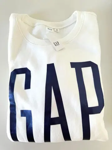 [택 포함 새상품] GAP 갭 트레이닝복 속기모 화이트 여성용 M