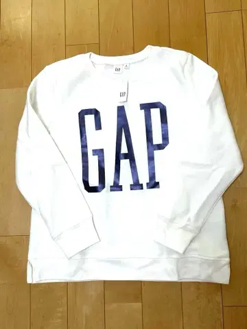 [택 포함 새상품] GAP 갭 트레이닝복 속기모 화이트 여성용 M