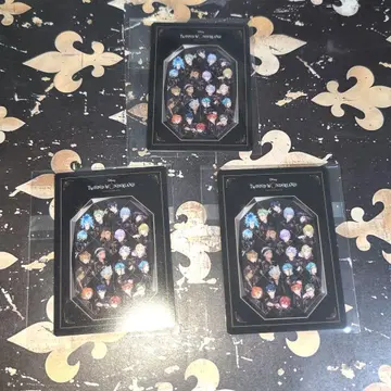 트위스티드 원더랜드 각 기숙사 집합 카드 3장 오로라 카드 컬렉션