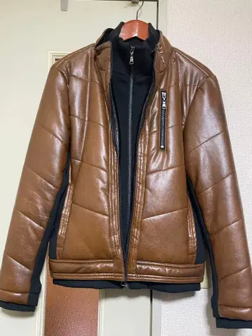 겨울용 페이크 가죽 자켓