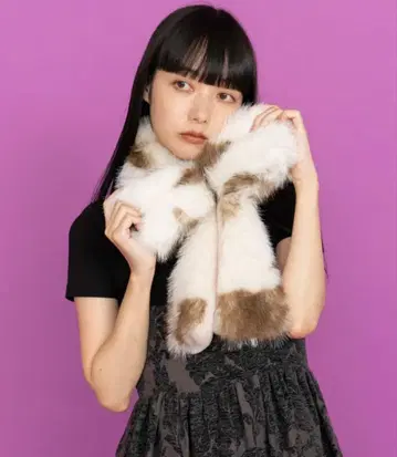 Casselini(캐세리니) 리본 티펫 애니멀 무늬