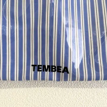완판 TEMBEA 2way 비닐 토트백 숄더백 스트라이프