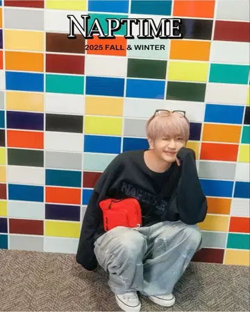 Naptime 풀오버 맨투맨 BLACK x BLACK