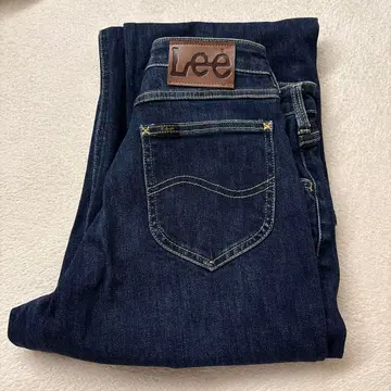 Lee 별주 와이드 스트레이트 데님 팬츠