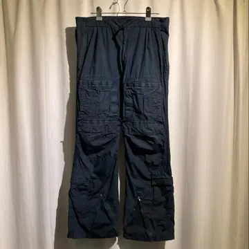 vintage [ royal airforce ] 카고 팬츠 흑먹색