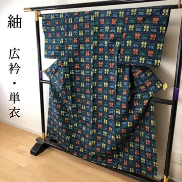 SK-084  넓은 카라 단의 격자 무늬 세련된 하이 센스