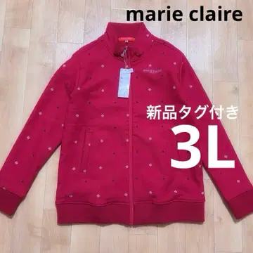 택 포함 새상품 marie claire 골프 풀 지퍼 자켓 속기모 3L