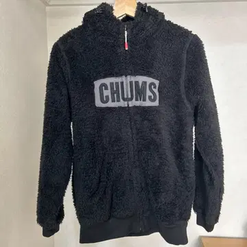 CHUMS 플리스 자켓 블랙 M