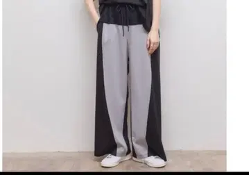 캐주얼 팬츠 그레이 블랙