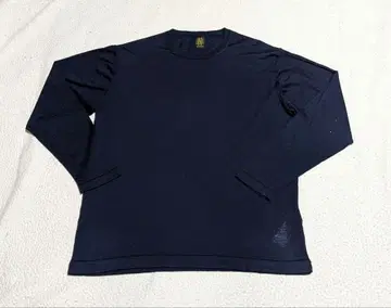 바토너 BATONER 네이비 얇은 소재 니트