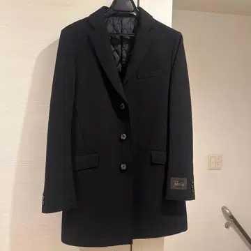 무슈 니콜 블랙 체스터 코트 사이즈 46