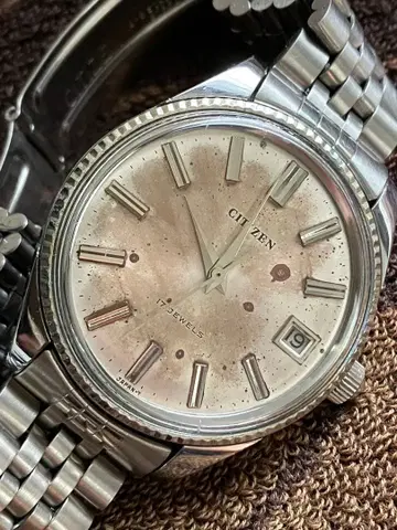 호머 호머 데이트 빅 케이스 hommer 톱니 베젤 새상품급 작동품