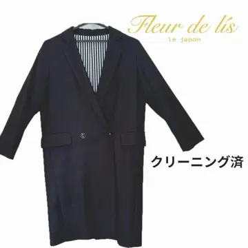 [클리닝 완료] Fleur de lis / 플라델리 롱 코트 블랙