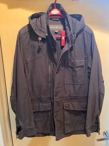 Eddie Bauer 밀리터리 자켓 M 다크 그레이