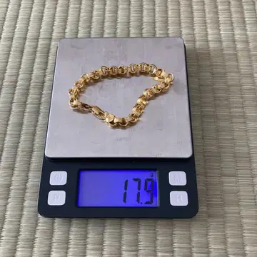 유품 정리 팔찌 골드 체인 액세서리 17.9g