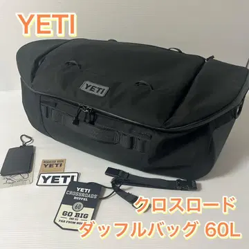 YETI 크로스 로드 더플백 블랙 60L
