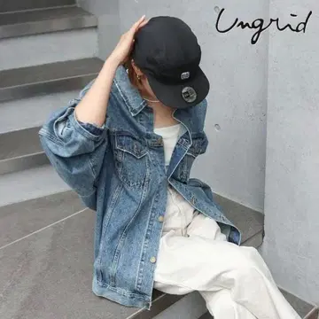 [새상품급] ungrid 빅 실루엣 데님 자켓