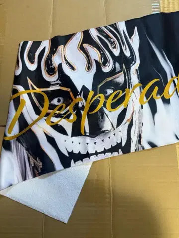 신일본 프로레슬링 엘 데스페라도 타월 미사용 새상품