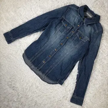 두두 [ F ] 데님 자켓 면 100% 일본제