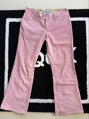 GAP STRETCH 로우라이즈 플레어 팬츠 안감 꽃무늬 Y2K